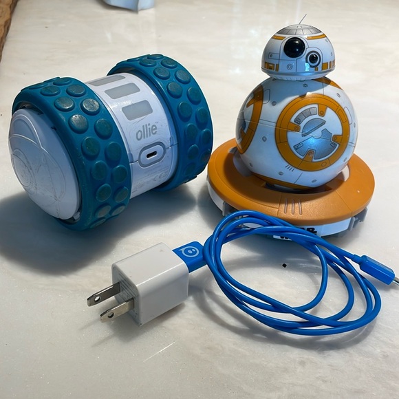 Sphero Ollie & BB-8 remote control rolling robot toys Bundle w/ charger WORKING! - Picture 1 of 11